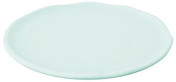 Mineral Melamine Crackle Plate (203x30mm) Aqua