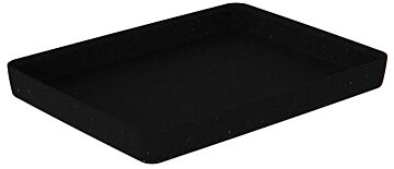 Kata gespikkelde melamine Crock 1950ml (260x345x40mm) Zwart