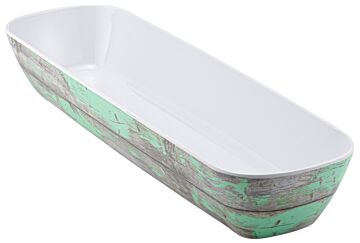 2-4 Size Tura Melamine Crock 3.5L (530x162x81mm) Rustic Teal