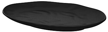 Pigment Melamine Oval Tray (280x210x30mm) Noir