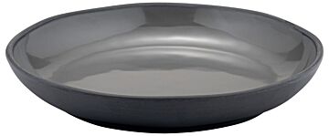 Marl Melamine Large Deep Plate (280x280x47mm) Charcoal