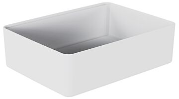 Gespikkelde Kata Melamine Crock 6700ml (260x345x100mm) Wit