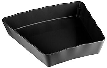 Aalto melamine schaal 2.7L (286x315x60mm) Zwart