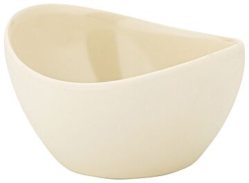 Melamine Reef Kleine Ovale Schaal 60ml (82x66x43mm) Perkament