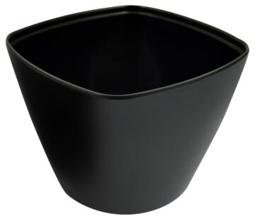 Melamine Mezze Schaal 3.3ltr Mat 3.3L (200x200x150mm) Zwart