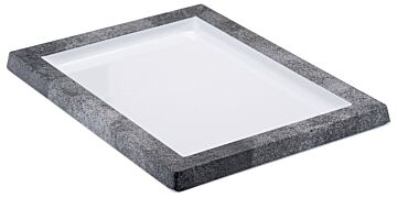 Melamine Plateau (280x210x21mm) Urban/Wit