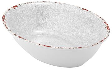 Oval Casablanca Melamine Dish 1.5L (210x280x70mm) White