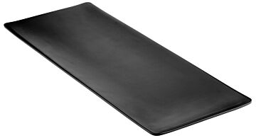 Groot melamine plateau Oxford (530x195x17mm) Zwart mat