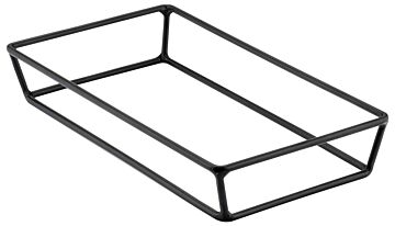 Rechthoekige buffetstandaard (306x166x50mm) Zwart