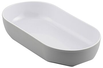 Hive Melamine Tray (6 Pack) Grey and White