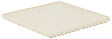 Trafalgar Melamine Large Square Plate (254x254x17mm) Parchment