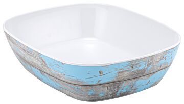 1-2 Size Tura Melamine Crock 3.5L (265x325x80mm) Rustic Blue
