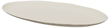 Pigment Melamine Oval Tray (530x325x30mm) Parchment