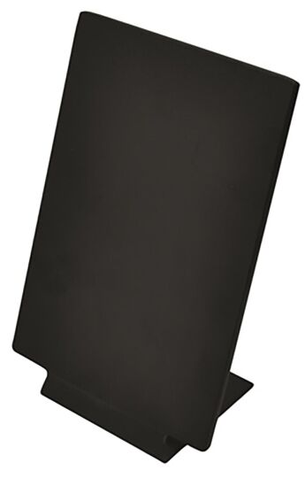 A5 Melamine Ticket Stand Matt Finish Black
