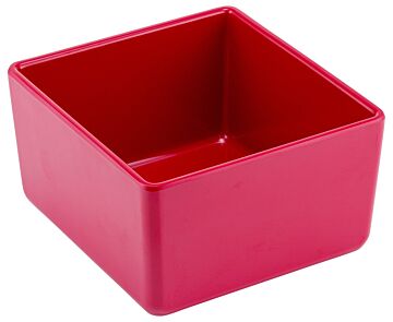 Chunky melamine Crock 2L (162x173x100mm) Rood