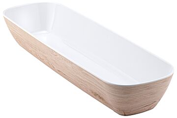 2-4 Size Tura Melamine Crock 3.5L (530x162x81mm) Oak