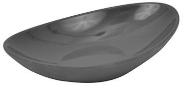 Melamine Reef Low Dish 60ml (137x82x33mm) Grey