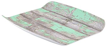 1-2 Size Rustic Tura Melamine Curved Tray (265x325x40mm) Teal