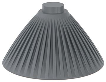 Talon Loom melamine sokkel laag (107x107x65mm) Grijs