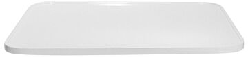 Melamine groot vierkant sokkelblad (405x32mm) Wit