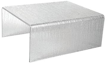 Textured Acrylic Riser (305x250x125mm) Clear
