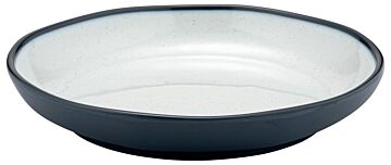 Marl Melamine Large Deep Plate (280x280x47mm) Steel Blue