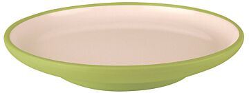 Melamine Sushi Plate (140x22mm) Green/White
