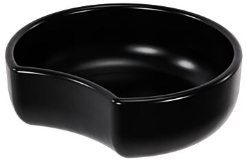 Melamine Small Crescent Dish 0.9L (180x60mm) Black