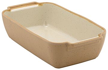 1-3 Size Marl Melamine Crock 2.3L (325x176x80mm) Cream
