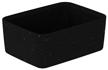 Kata Speckled Melamine Crock 850ml (130x175x70mm) Black