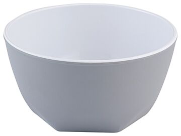 Hive Melamine Soup Pot (12 Pack) 355ml (58mm) Grey and White