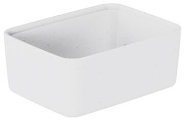 Kata Speckled Melamine Crock 850ml (130x175x70mm) White