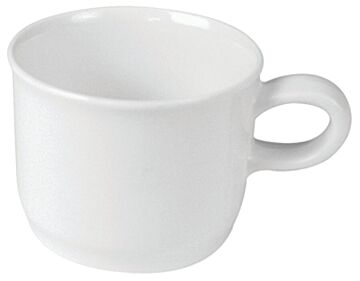Melamine Basic Stacking Cup 200ml Polar White