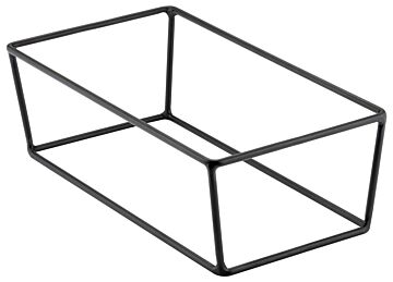 Rechthoekige buffetstandaard (306x166x100mm) Zwart
