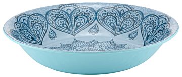 Mehndi Melamine Dish 3.5L (350x350x70mm) Blue