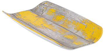 Gebogen rustiek melamine plateau Tura GN 1-3 (176x325x40mm) Geel