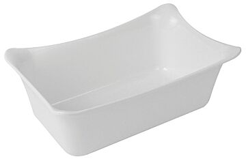GN 1-4 Melamine Fleur Crock w/SF 2L (265x162x100mm) Wit