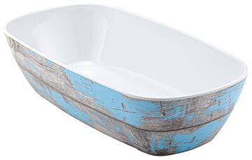 1-3 Size Tura Melamine Crock 2L (176x325x80mm) Rustic Blue
