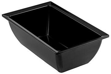 1-4 Size Melamine Classico Crock 2L (265x162x90mm) Black