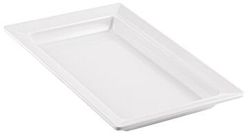 1-4 Size Melamine Classico Tray 500ml (265x162x30mm) White
