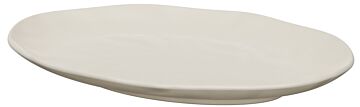 Pigment Melamine Oval Tray Parchment