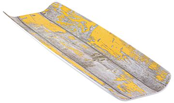 GN 2-4 Tura rustiek gebogen melamine plateau (530x162x40mm) Geel