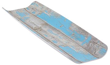 GN 2-4 Tura rustiek gebogen melamine plateau (530x162x40mm) Blauw