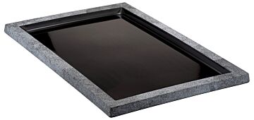 Melamine Plateau (420x280x21mm) Urban/Zwart