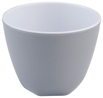 Hive Melamine Soup Pot (12 Pack) 235ml (68mm) Grey and White
