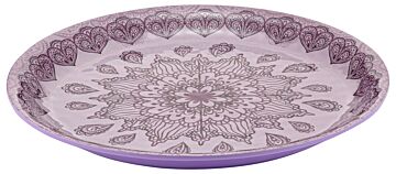 Mehndi Melamine Dish (350x350x30mm) Purpule