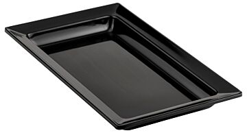 1-4 Size Melamine Classico Tray 500ml (265x162x30mm) Black