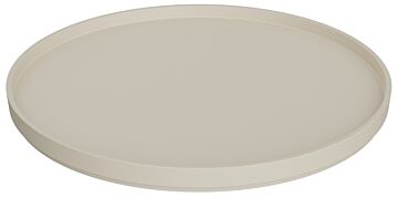 Hoxton Melamine Plate with Loom Lock (280x280x21mm) Parchment