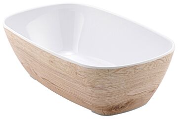 1-4 Size Tura Melamine Crock 1.5L (265x162x80mm) White