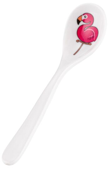 Melamine Junior Spoon (142mm) Flamingo